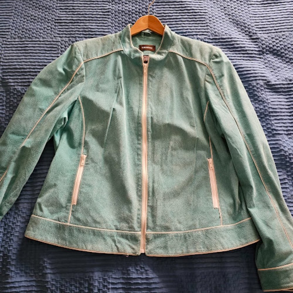 Danier Turquoise Suede jacket